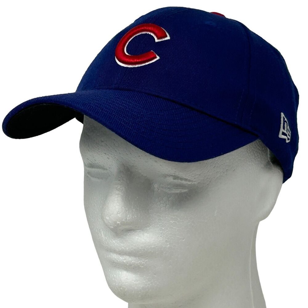 Chicago Cubs Hat Baseball Cap Blue New Era MLB Strapback 6 Panel Wool Blend